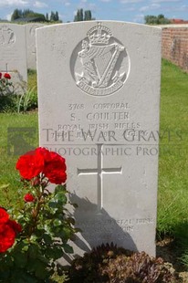 SPANBROEKMOLEN BRITISH CEMETERY - COULTER, S